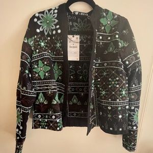 Zara embroidered jacket